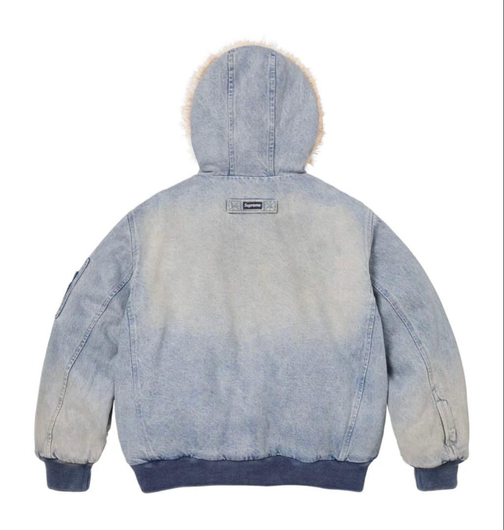 ブ*ル様 Supreme Faux Fur Hooded Work Jacket