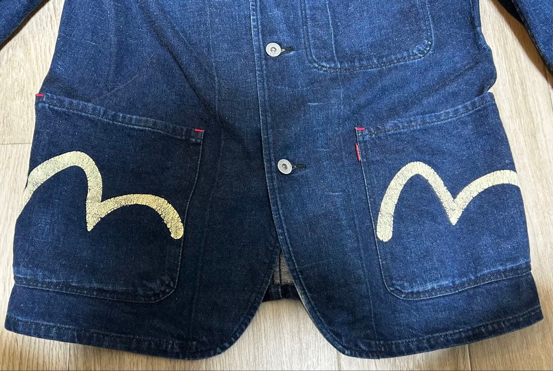 中古品 EVISU エヴィス エビス デニムカバーオール Gジャン 38