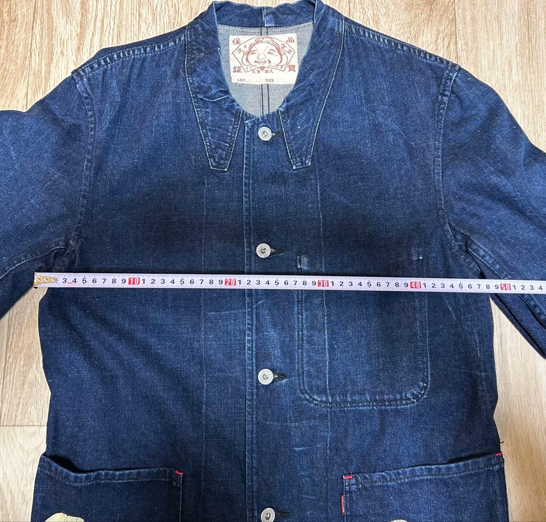 中古品 EVISU エヴィス エビス デニムカバーオール Gジャン 38