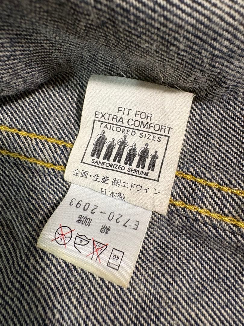 【濃紺】Lee デニムジャケット　101J 三角赤タグ　復刻