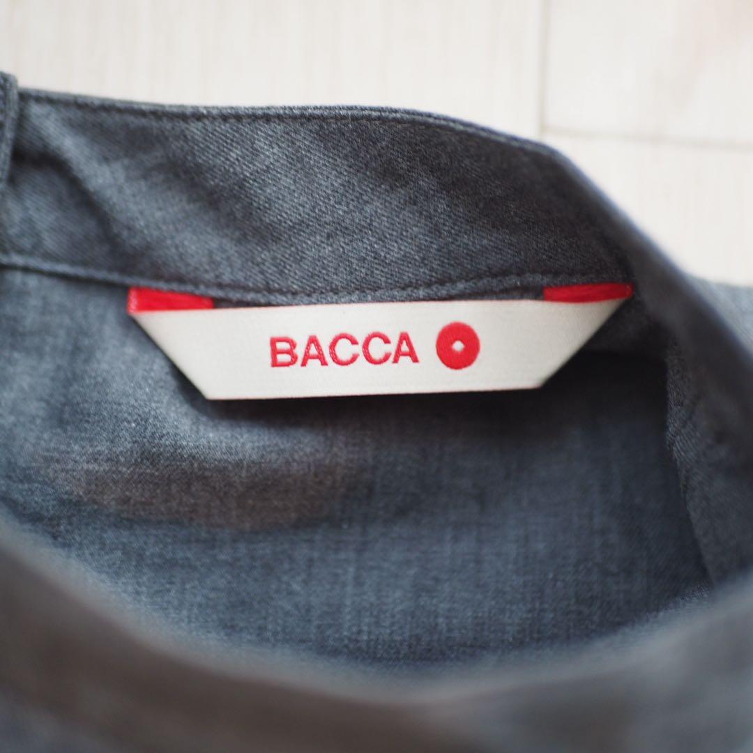 トゥモローランド BACCA グレー ショート丈 ボリュームスリーブブラウス