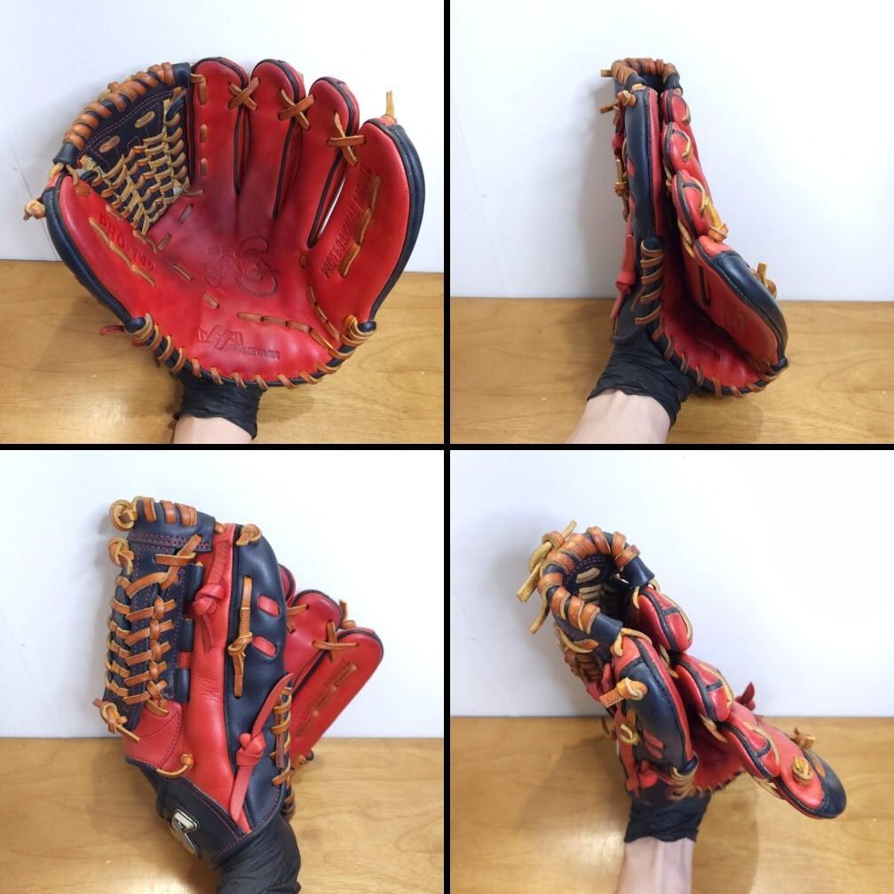 ハタケヤマ 心 今成亮太モデル 阪神 限定モデル 良品 内野用 軟式グローブ