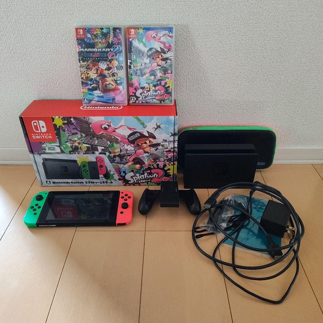 Nintendo Switch スプラトゥーン セット 本体 + ゲーム2本