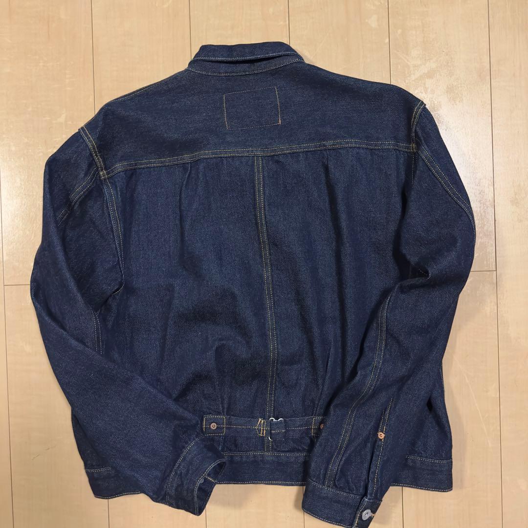 schott 1stデニムジャケット　tバック　ステンシル入り