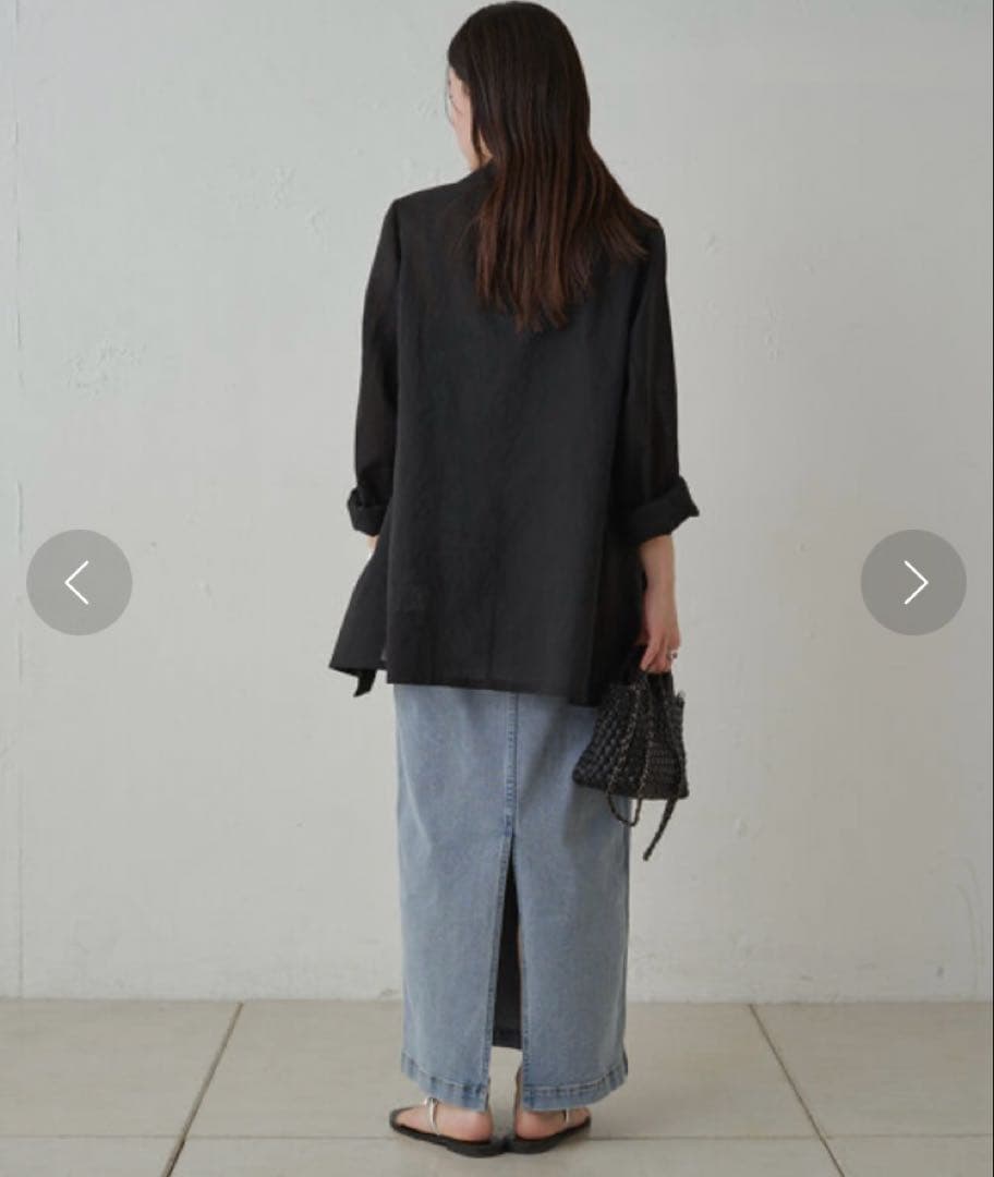 極美品　ラウンジドレス　デニムキャミワンピ　サロペットスカート ブルー系
