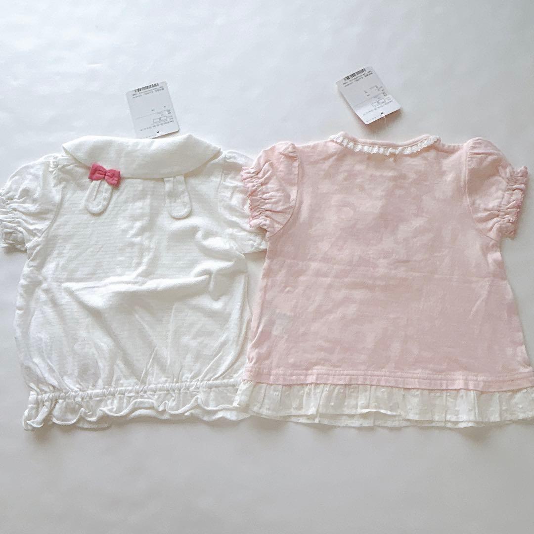 【クーラクール】半袖Tシャツෆ‪スカート5点セット90cm