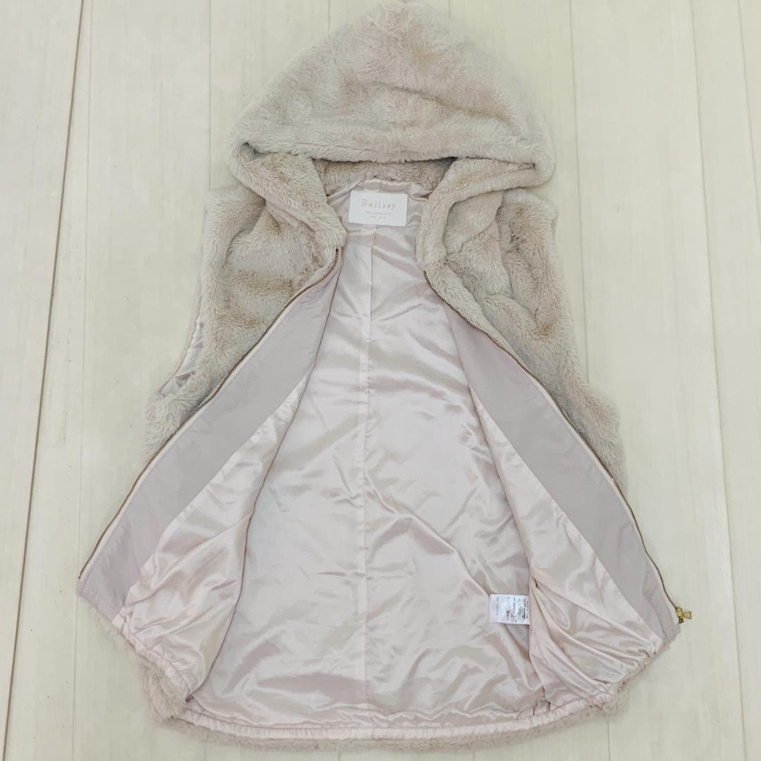 美品 Ballsey ベスト ジレ フード 36 ベージュ トゥモローランド