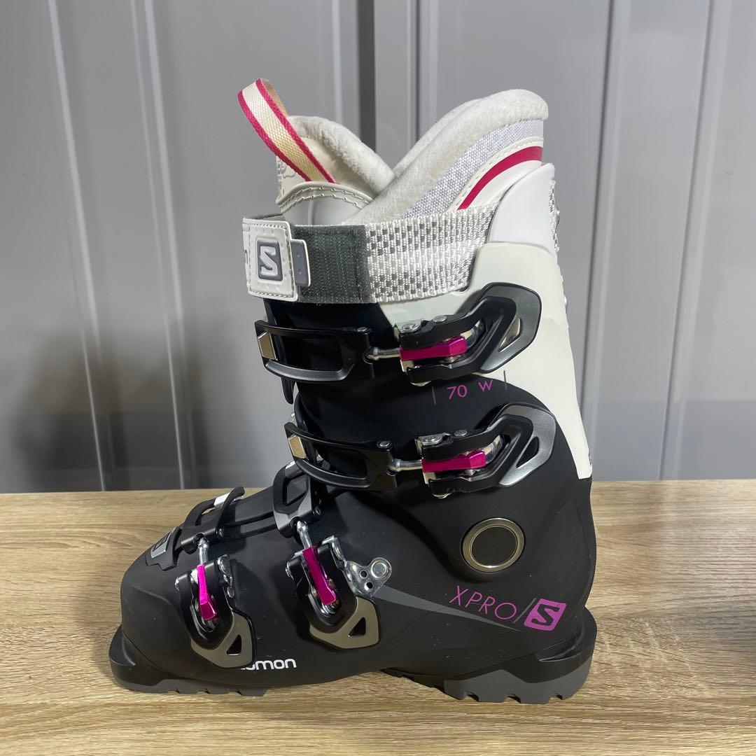 【美品】SALOMON（サロモン）24/24.5cmスキーブーツ