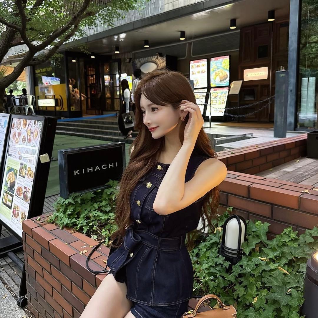 glance tokyo ♡ ゴールドバックルベルトベスト セットアップ