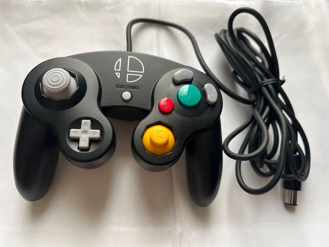 純正gcコントローラー　跳ね戻り対策　軽量化　LRボタン化　ゲームキューブ