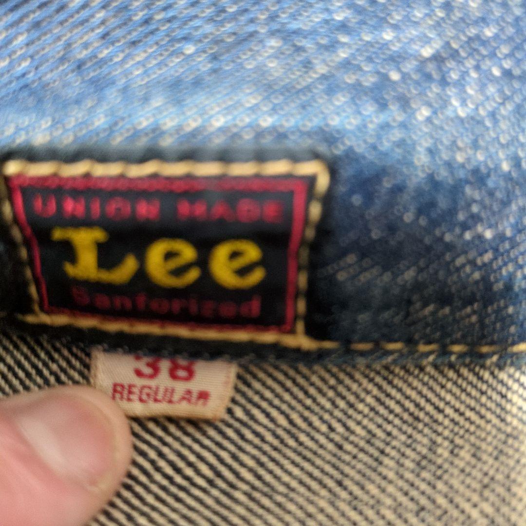 ヴィンテージ物　Lee デニムジャケット サイズ38