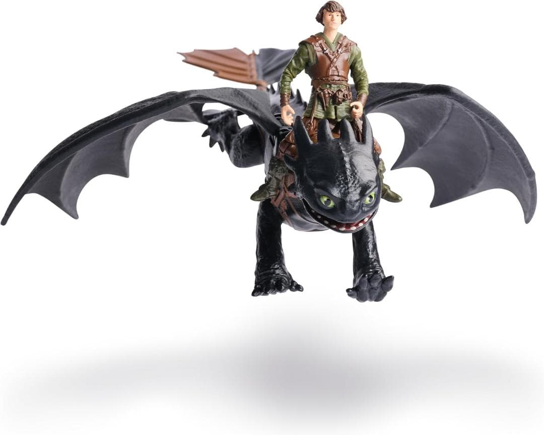 ヒックとドラゴン 実写映画版 フィギュア トゥース ナイトフューリー & ヒック
