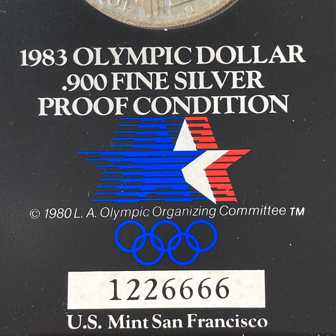 1983 ロサンゼルスオリンピック 1ドル銀貨 シルバー900