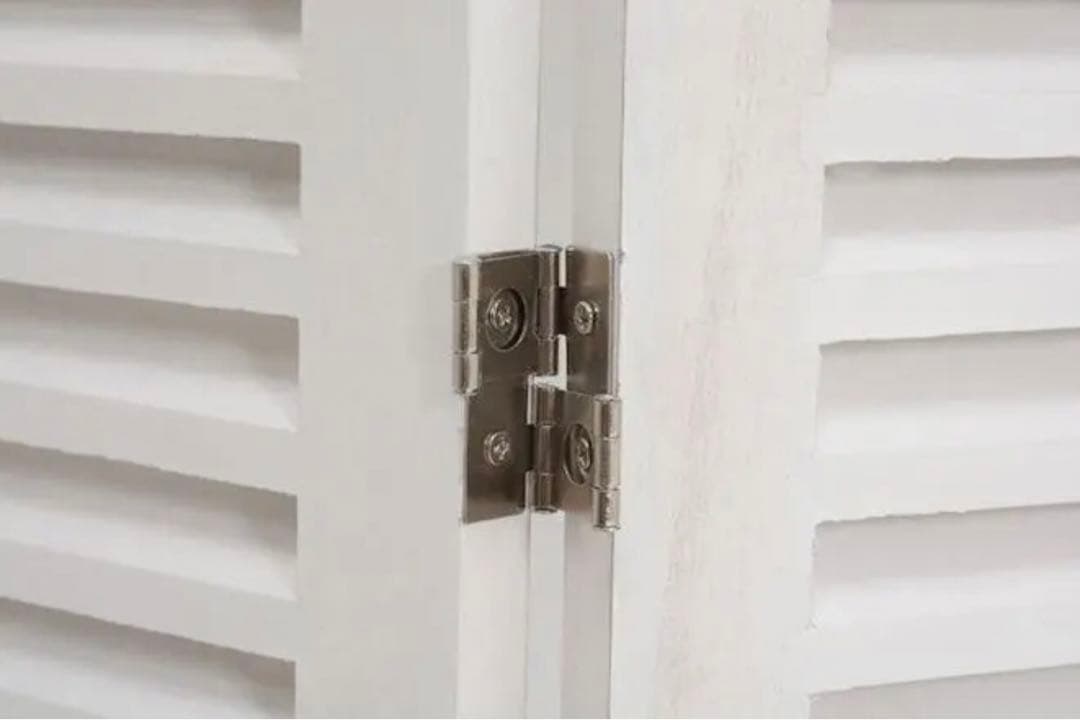 3連パーテーション　木目ホワイト