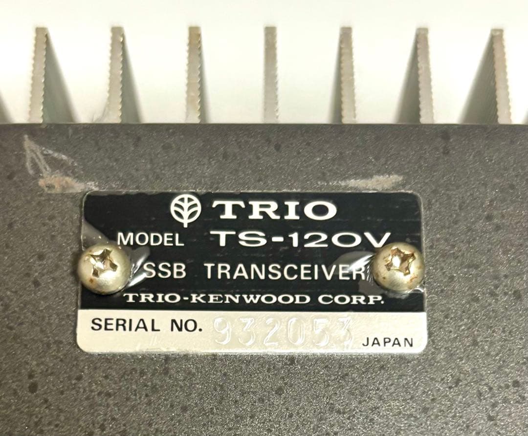 現状品 ★ TORIO トリオ TS-120V トランシーバー・マイク付き