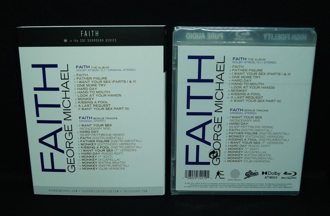 【未開封Blu-ray Audio】ジョージ・マイケル「フェイス」ATMOS