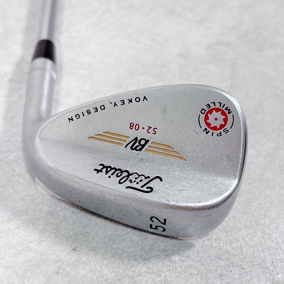 T459 タイトリスト ボーケイ ウェッジ 52° ゴルフクラブ スピンミルド