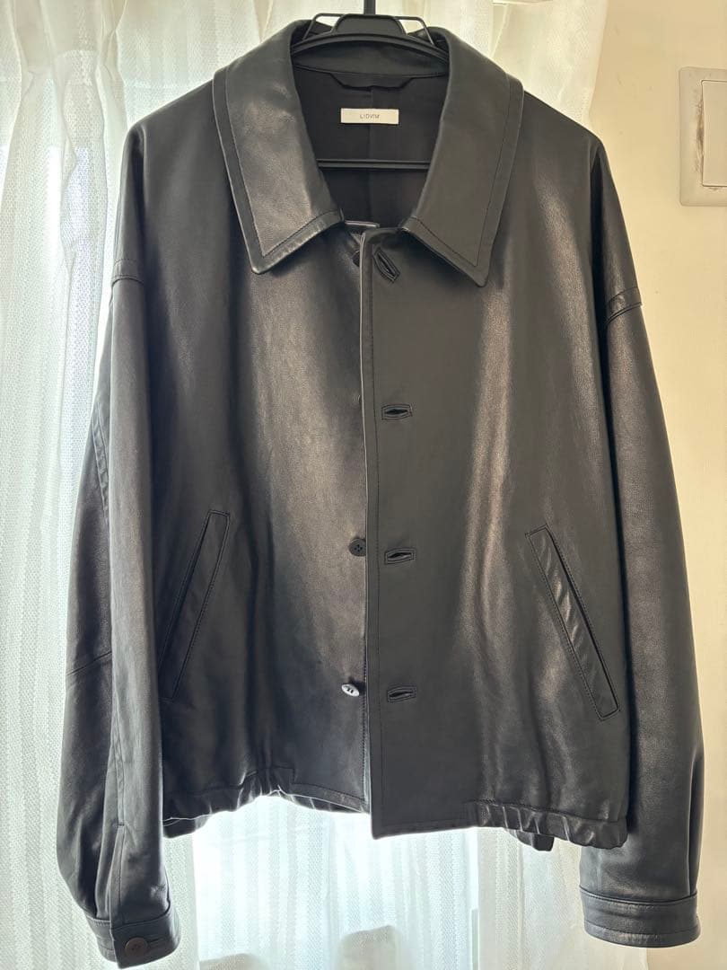 リドム LEATHER SHORT BLOUSON 羊皮