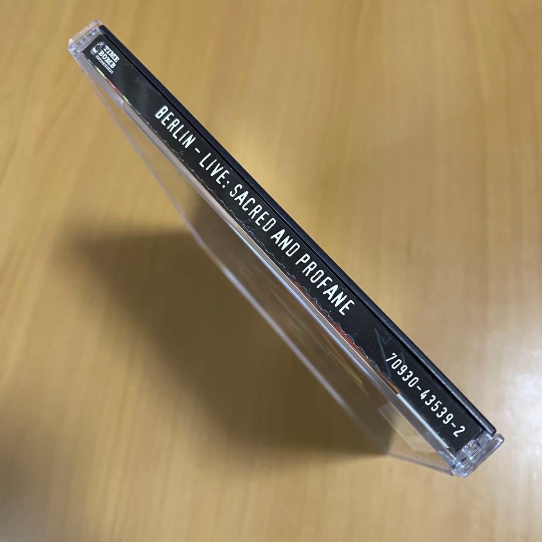洋楽 Berlin: Live, Sacred and Profane CD