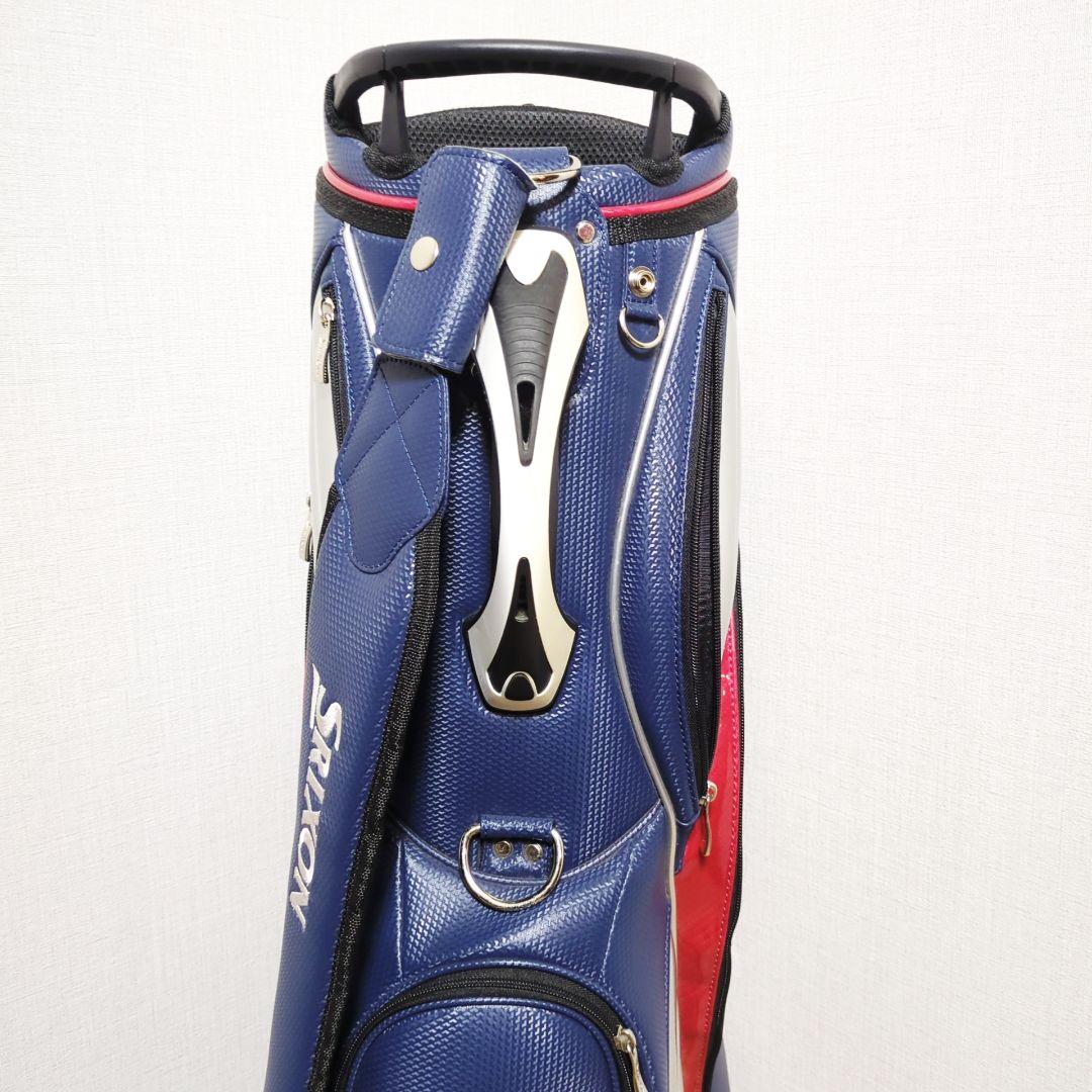 SRIXON スリクソン キャディバッグ レッド×ネイビー 4分割