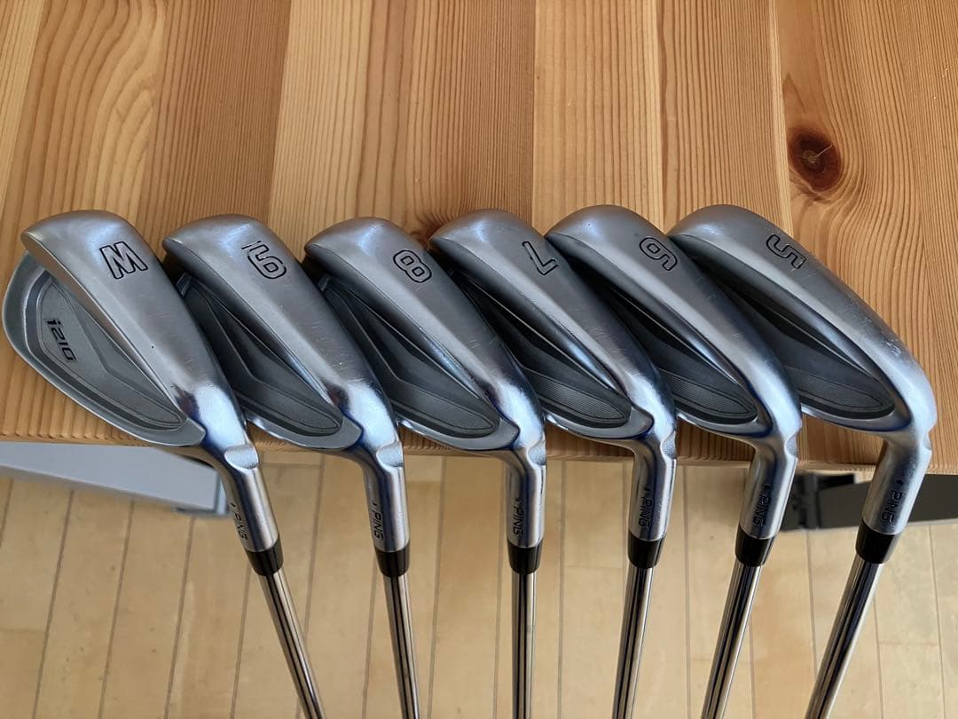 PING i210 5-PW 6本 NS 850(R) ライ角 黒ドット