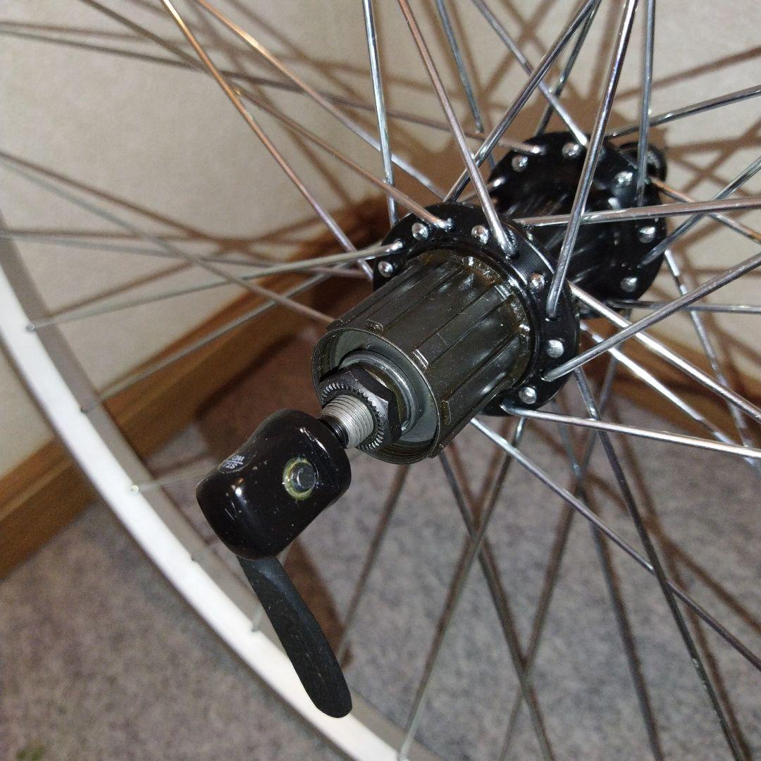 新品 シマノ FH-TY500　26インチホイール、タイヤ、チューブ　セット
