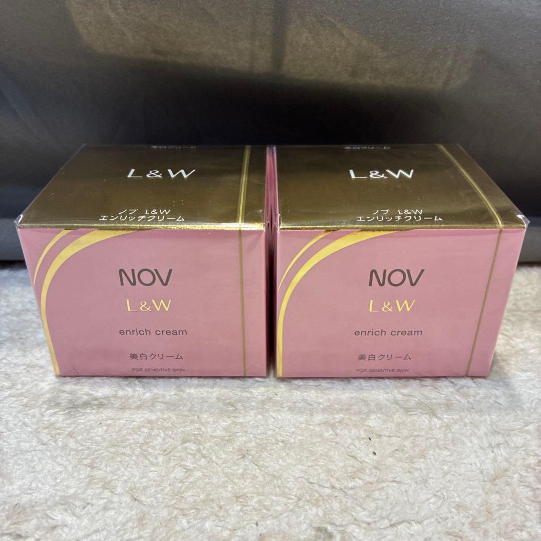 NOV L&W enrich cream 48g×2個セット(c7)