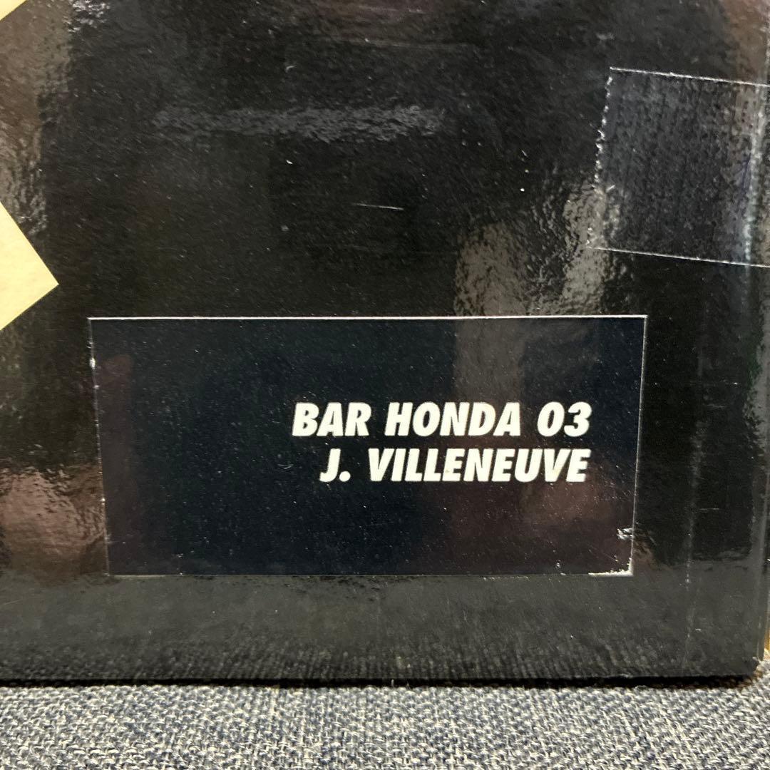 MINICHAMPS F1 モデルカー　BAR HONDA ジャックビルヌーヴ