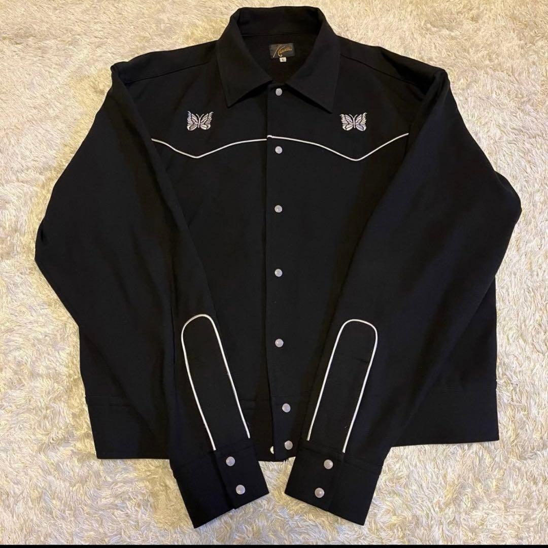 希少 NEEDLES カウボーイジャケット　黒白　Lサイズ