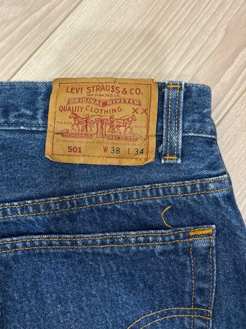 Levi's 501 ブルーデニム W38 L34