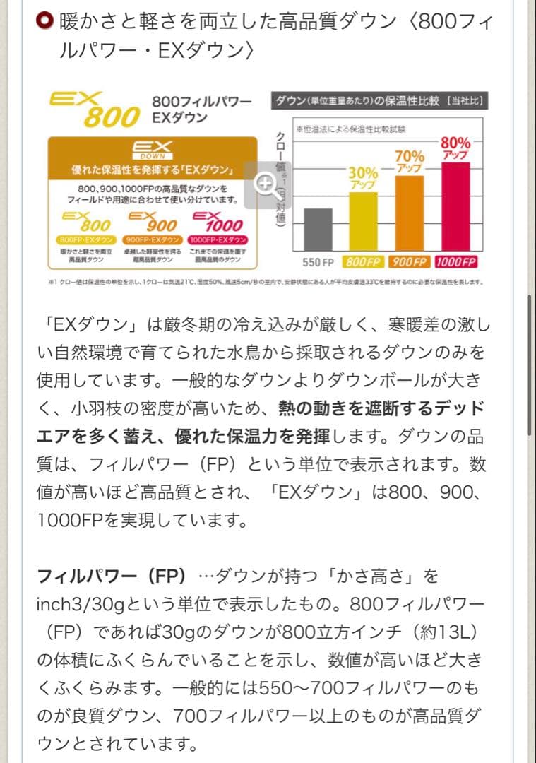 mont-bell モンベル スペリオダウン Vネックベスト S 1101672