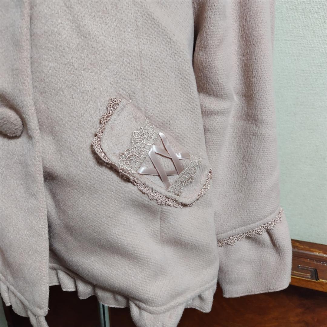 新品タグ付き　axes femme　フーテッドポンチョコート