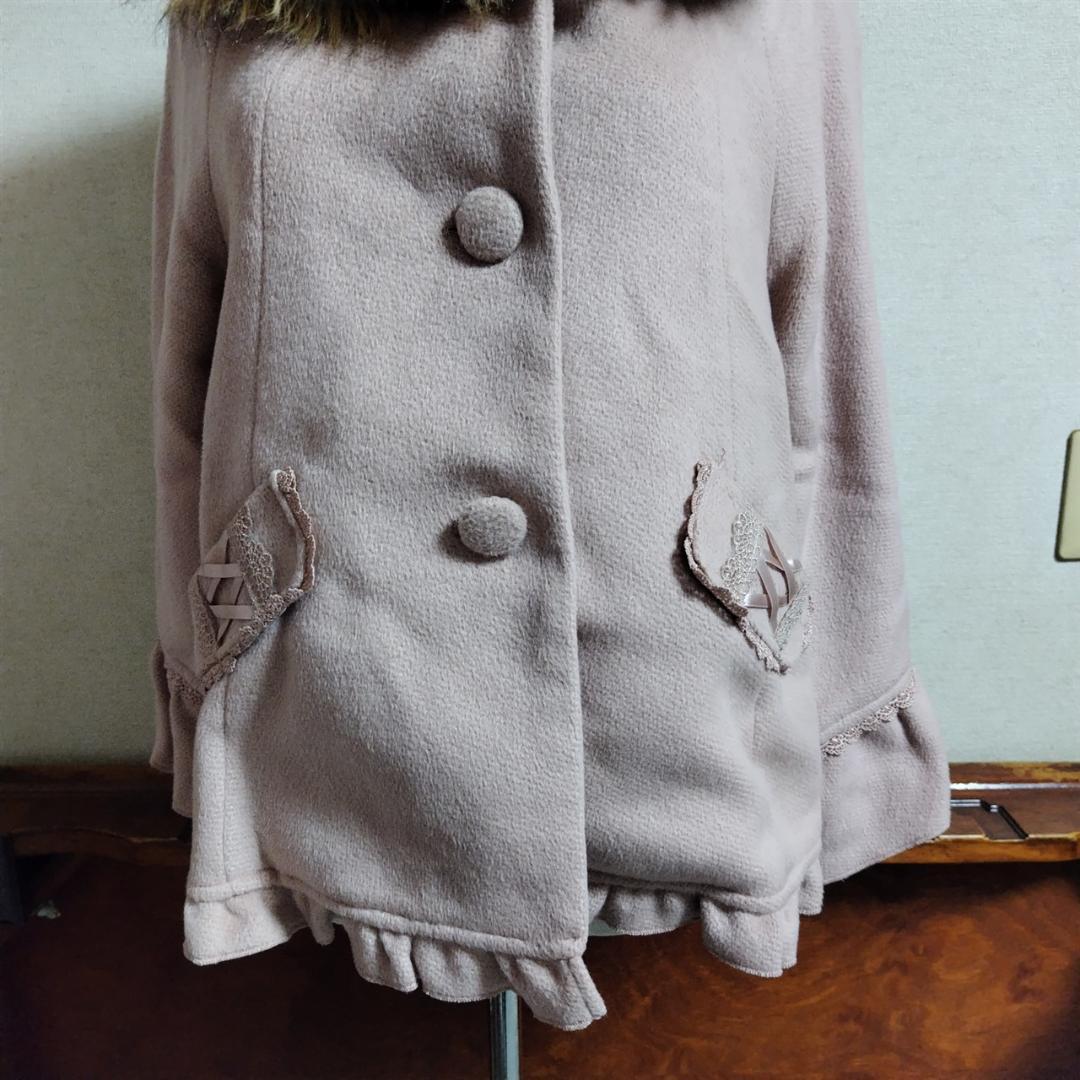新品タグ付き　axes femme　フーテッドポンチョコート