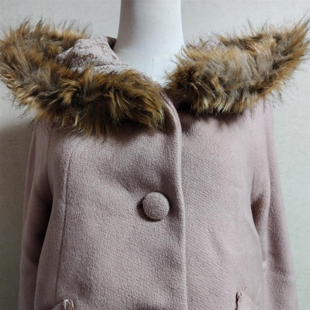 新品タグ付き　axes femme　フーテッドポンチョコート