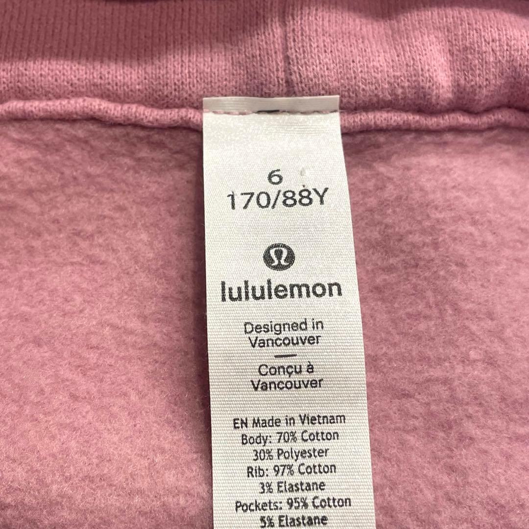 lululemon ジップ パーカー
