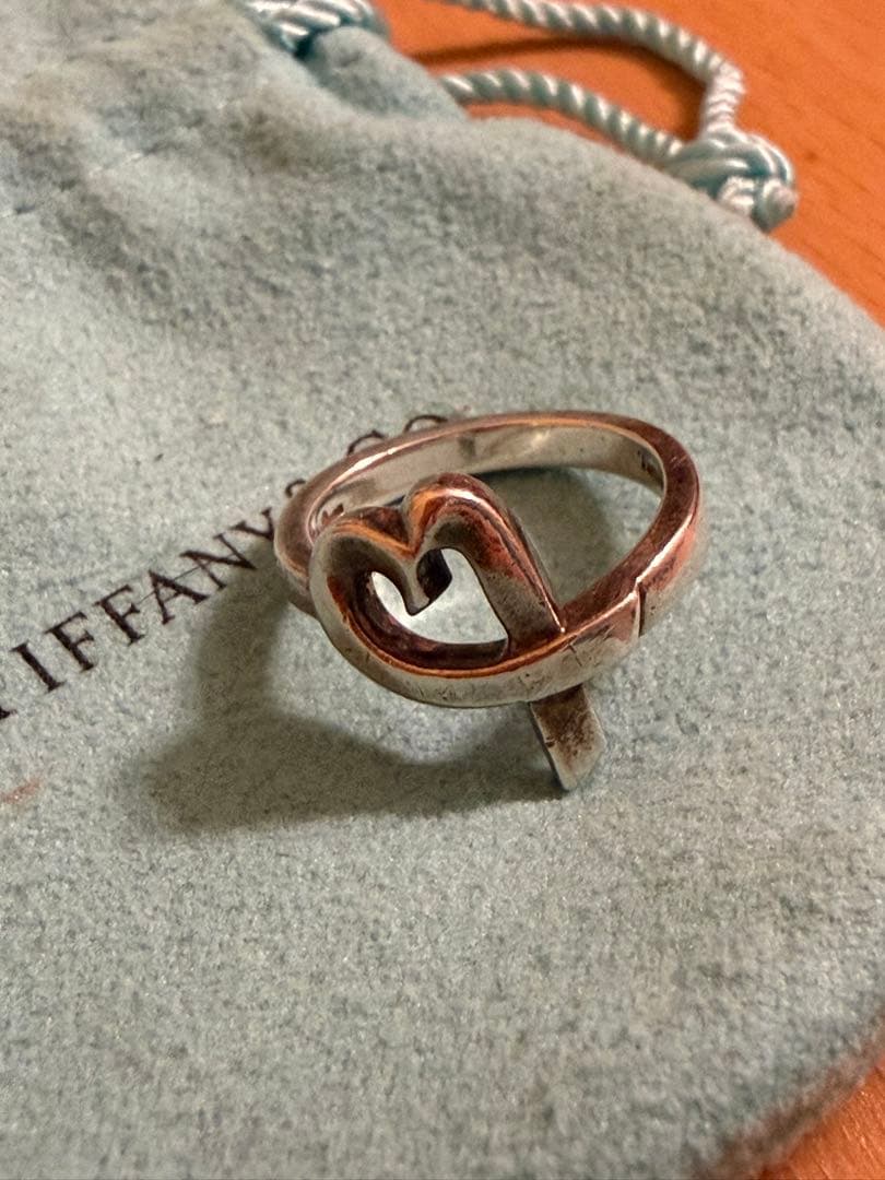 Tiffany & Co. ハートリング シルバー　9号