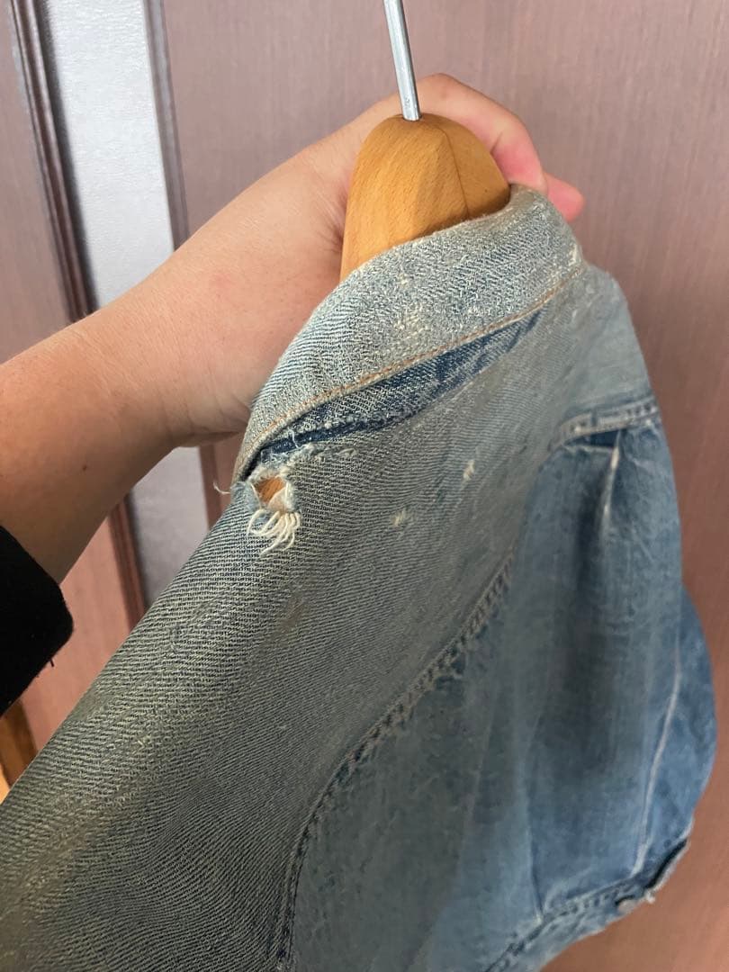 片面タブ！Levi's 507XX サイズ50 身幅63cm ハギ付き 革パッチ