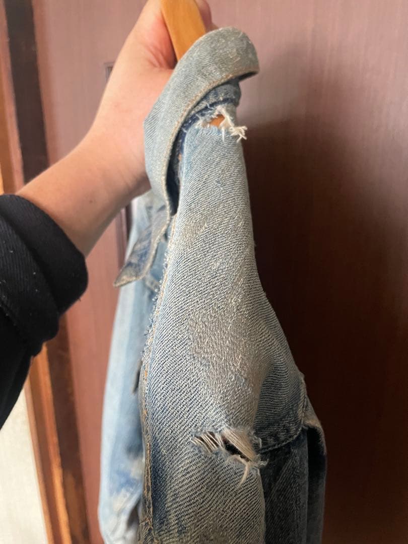 片面タブ！Levi's 507XX サイズ50 身幅63cm ハギ付き 革パッチ