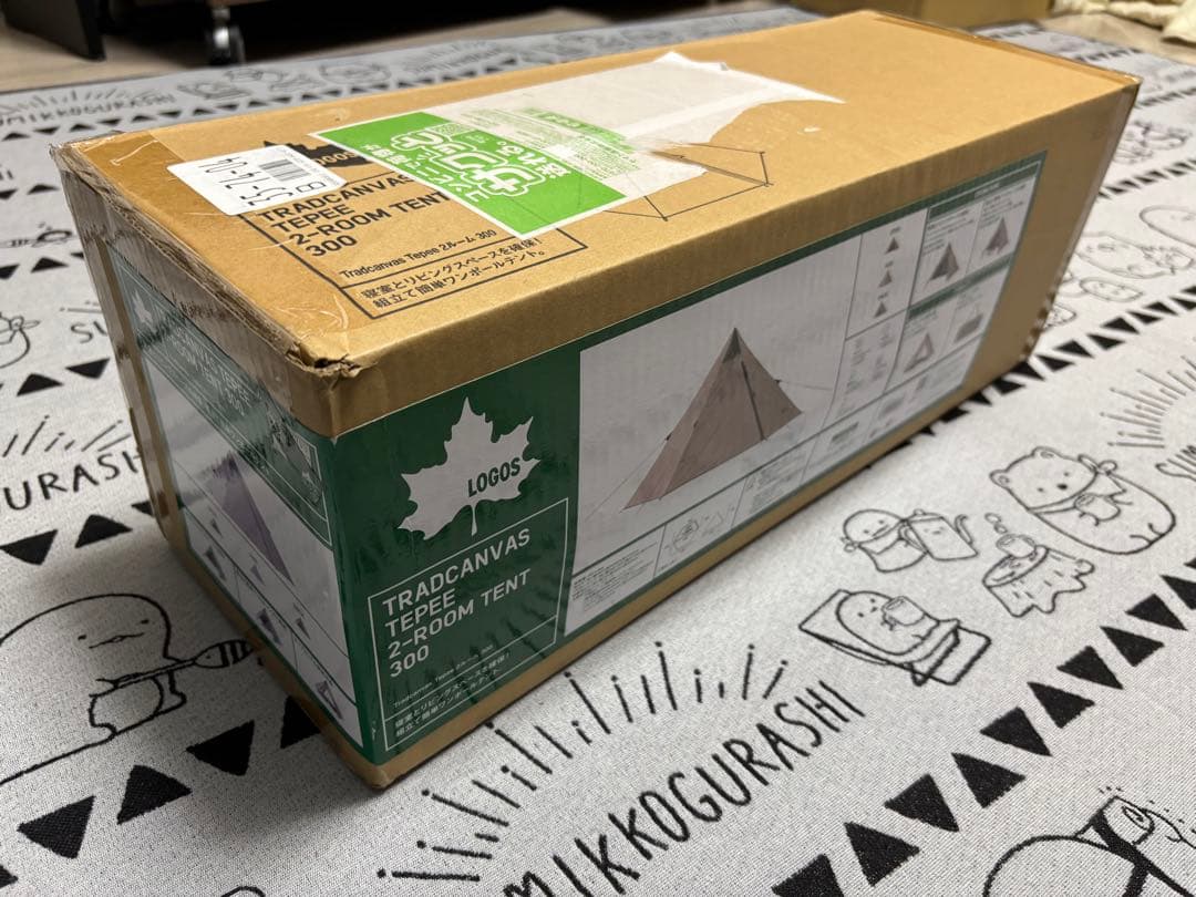 テント・タープ LOGOS TRADCANVAS TEPEE 2-ROOM TENT 300
