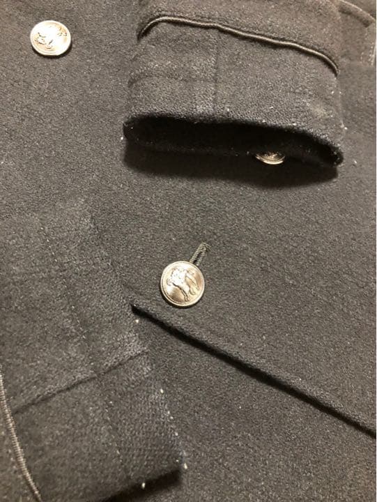 [BURBERRY BLACK LABEL] ウールナポレオンコート M