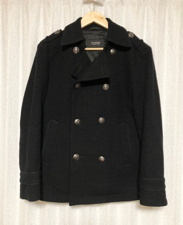 [BURBERRY BLACK LABEL] ウールナポレオンコート M