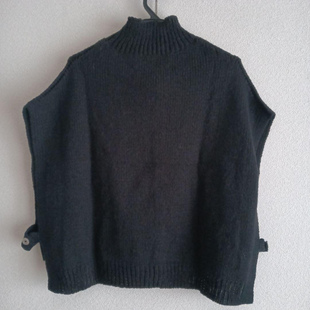 utilite ブラックニットベスト