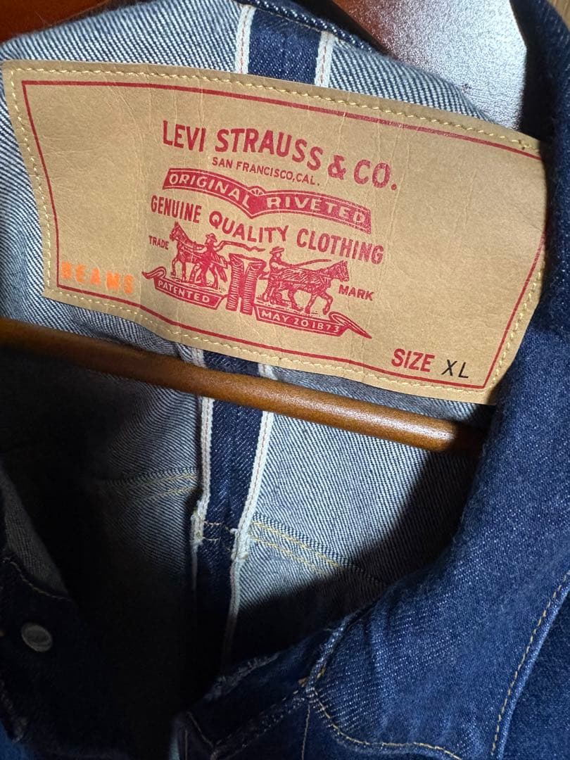ジャケット・アウター BEAMS LEVIS SUPER WIDE