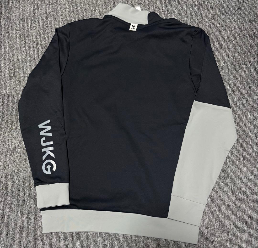 wjk golf wjkg モックネック シャツ　ゴルフウェア