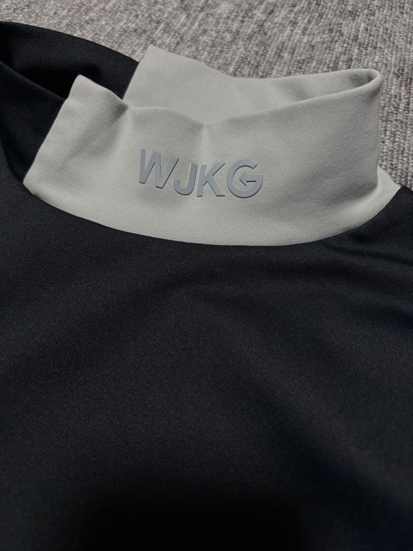 wjk golf wjkg モックネック シャツ　ゴルフウェア