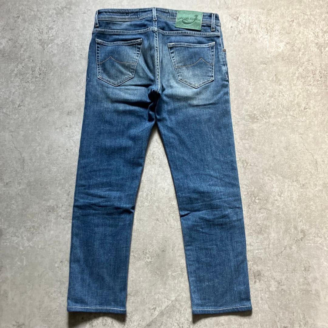 JACOB COHEN J622 32 ヤコブコーエン デニム ダメージ加工 青