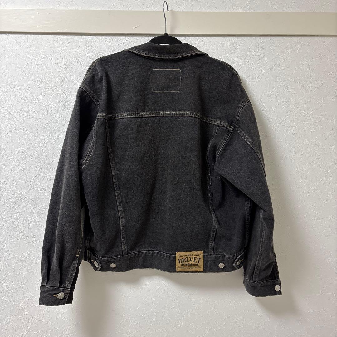 BELVET ベルベットデニムジャケットM ブラック【完売品】