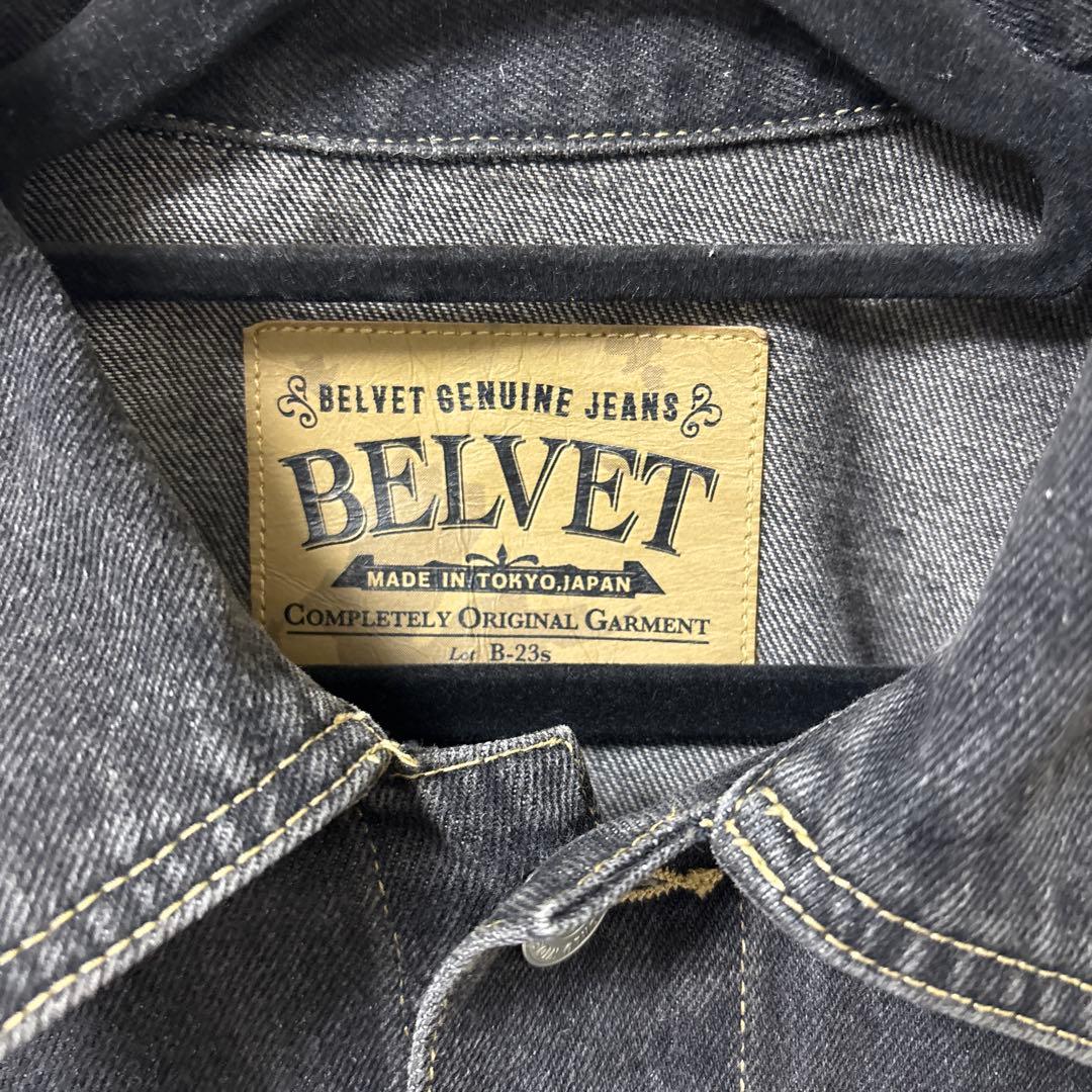 BELVET ベルベットデニムジャケットM ブラック【完売品】