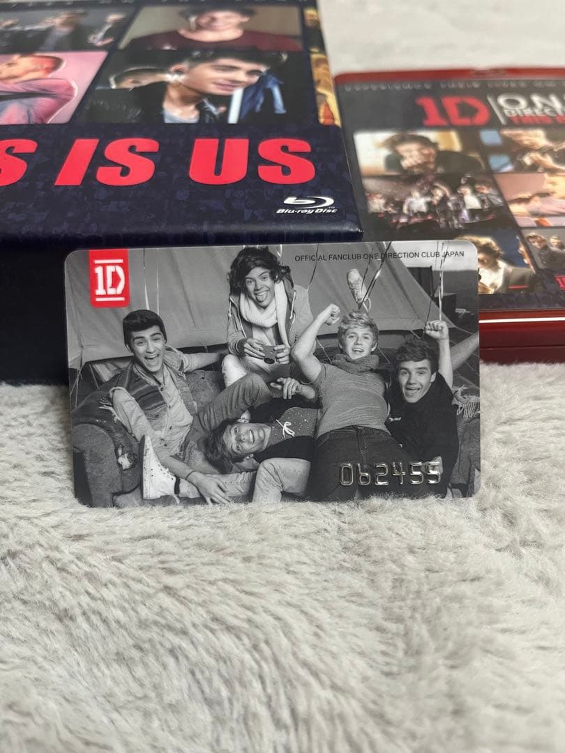 ONE DIRECTION THIS IS US DVD ファンクラブ会員カード