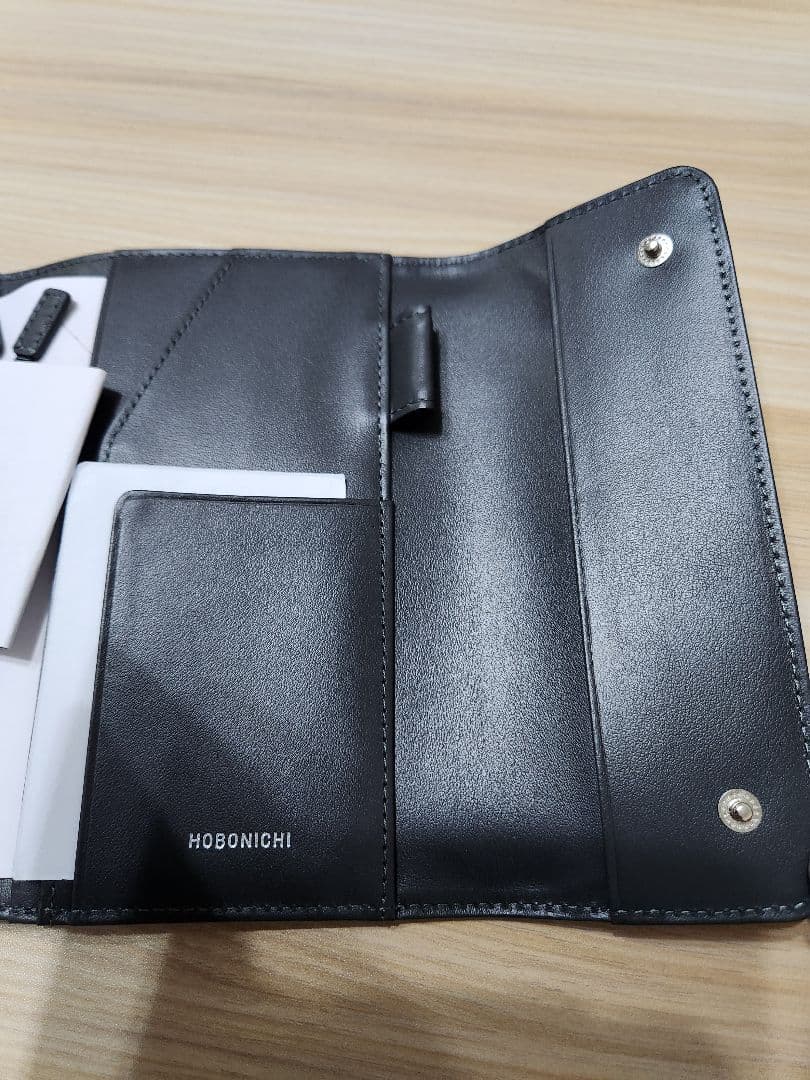 ほぼ日手帳カバー Charcoal Gray　本革　チャコールグレー